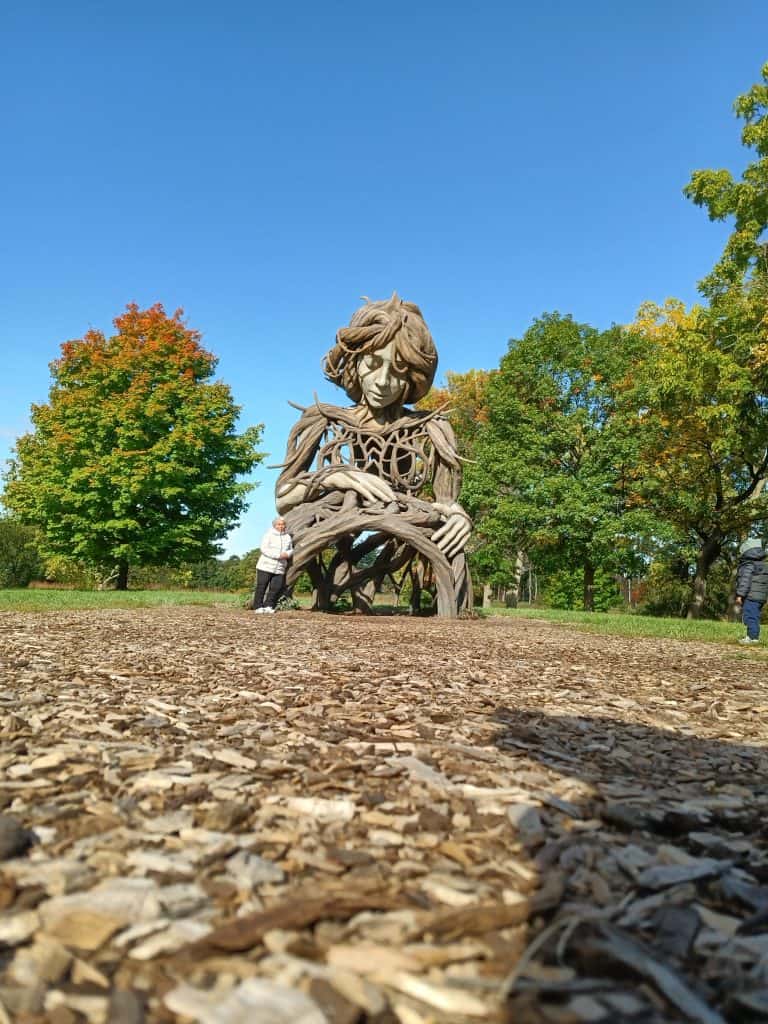 Sculpture At Arboretum