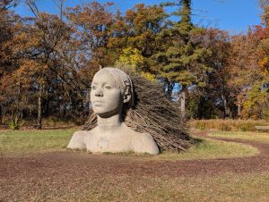 Sculptures at Morton Arboretum